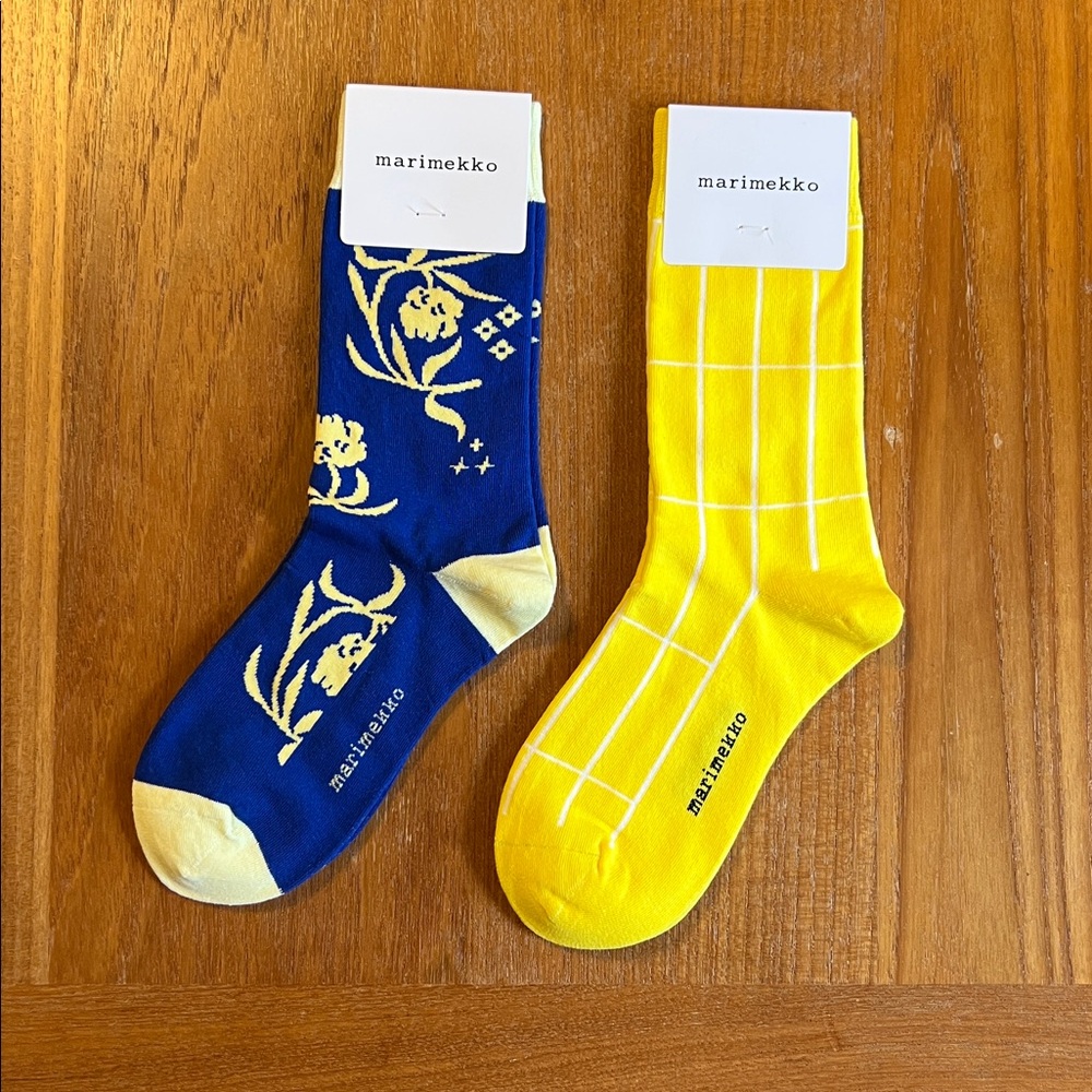 NWT Marimekko Socks Set One Size (Fits Euro 37-39)